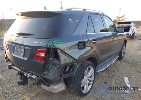 2015 Mercedes-Benz Ml 350 4Matic из США, поврежденный, VIN 4JGDA5HB5FA597095